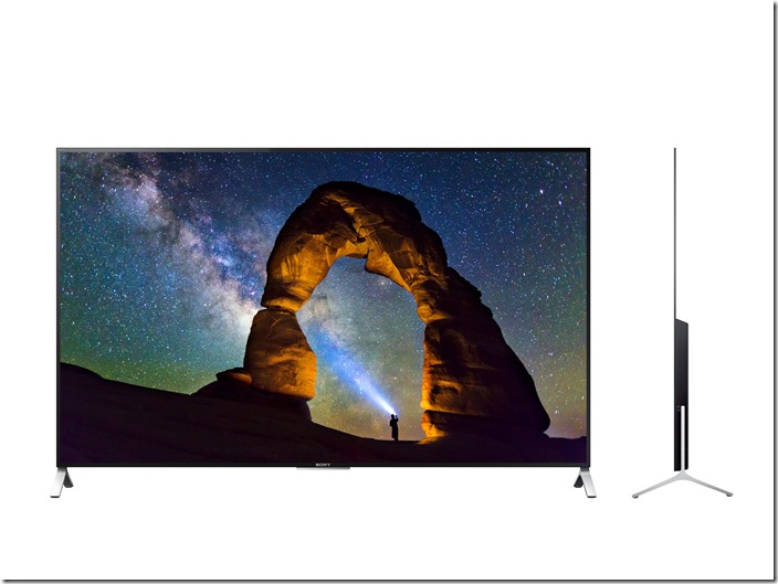 圖1) Sony BRAVIA 4K X9000C系列超薄飄浮無框設計引領市場期待，將於近期陸續在台上市。
