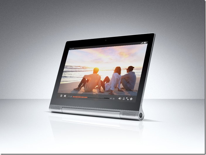 全球第一台具備四種使用模式與投影功能的13吋平板電腦 - Yoga Tablet 2Pro