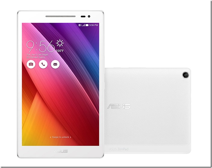 8吋LTE平板 ZenPad(Z380KL) 搭配4G 599 資費，高速網路、高效影音，讓您追劇有「聲」有「色」不Lag
