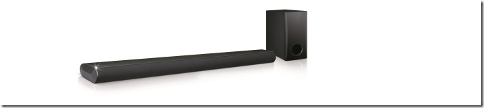 LG無線藍牙環繞Sound Bar 劇院(LAS350B)透過自動音效平衡的技術，可即時的調校低、中、高音立體音效的平衡；此外，無線藍牙串聯可讓Sound Bar同時與三個藍牙裝置串聯，切換便利。