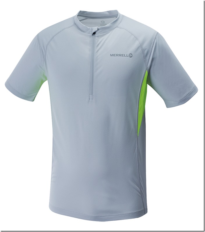 MERRELL 12 ZIP TEE 半開襟短袖排汗上衣 售價NT$1680 (夏折扣7折特價$1176)