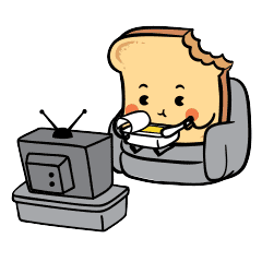 WeChat新聞圖檔貼圖TOASTEE(單)_看電視