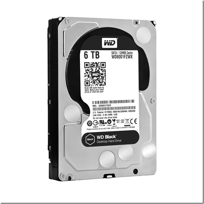 WD Black高效能硬碟推出6TB新容量售價8,890_側面照