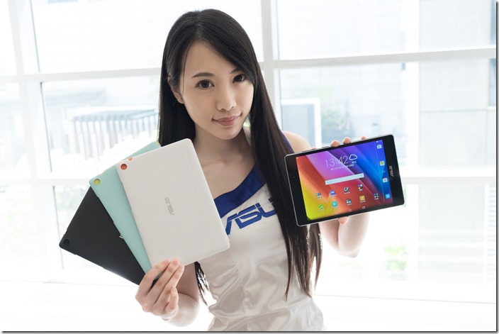 ZenPad S 8.0亦備有典雅時尚手拿包造型皮套(Zen Clutch)、多功能保護套(Tri Cover)等專屬配件，使用者可依個人需求任意選搭。(圖為多功能保護套)