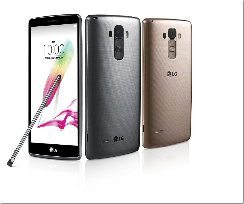 LG G4 Stylus，與台灣大哥大獨家合作，建議售價NT$7,990，共有炫光黑、琉光金兩種顏色，打造無與倫「筆」的新魅力。