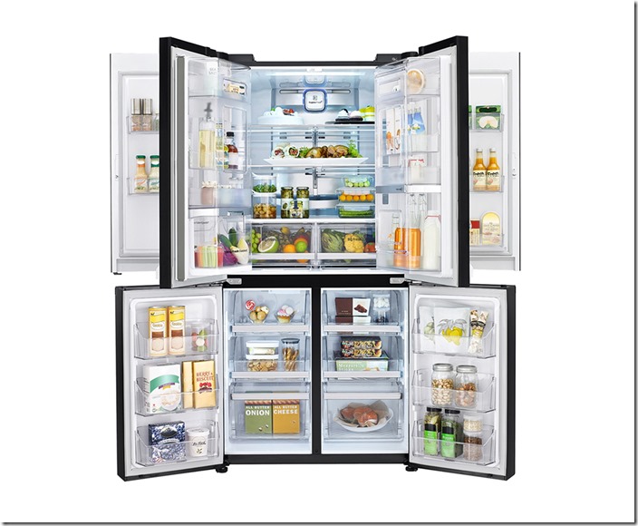 LG在2015德國IFA大展上也發表全新高階電冰箱。Dual Door-in-Door™雙門中門魔術空間設計，創造出收納的最大便利性，同時能有效阻擋冷空氣流失。