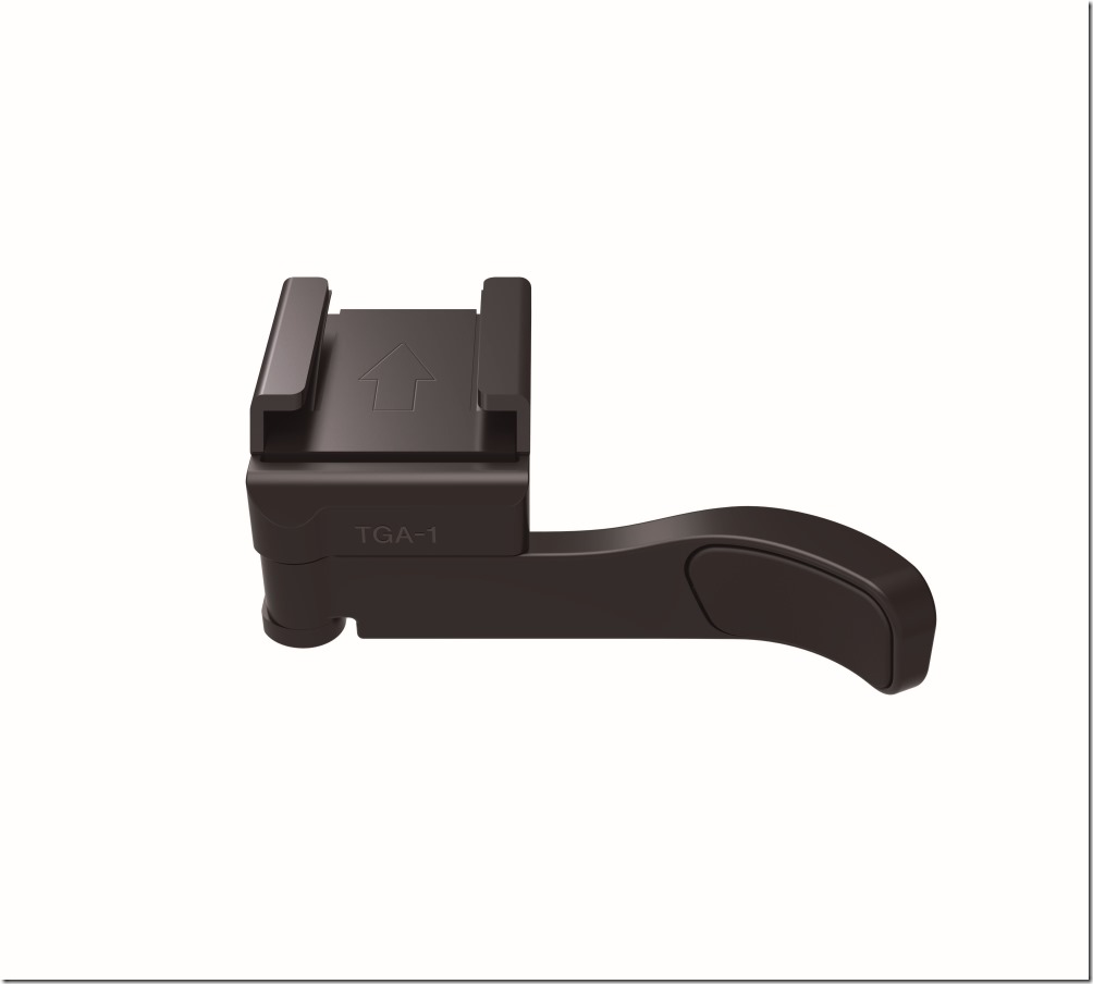 圖3. 購買 Sony RX1R II 之早鳥註冊好禮【TGA-1】外接拇指握座 (市價NT$8,280)，握感提升操作更上手！