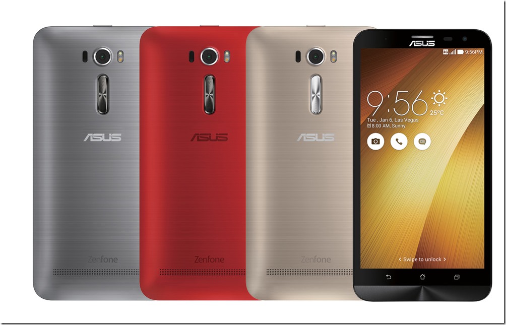 華碩6吋雷射系列ZenFone 2 Laser (ZE601KL)熱烈開賣中，建議售價$7,990