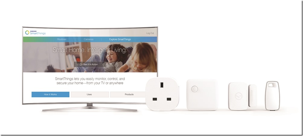 Samsung 2016 SUHD TV超4K電視均將搭載IoT hub，使電視成為整個智慧的控制中心