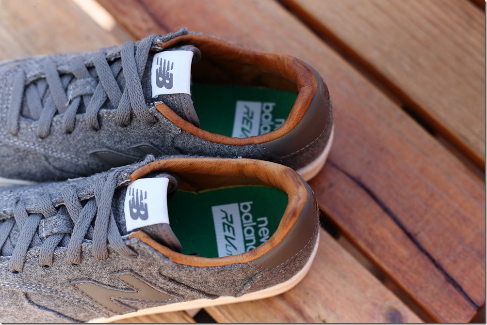 皮質鞋口內裡，更增添前衛個性，展現獨特的質感品味