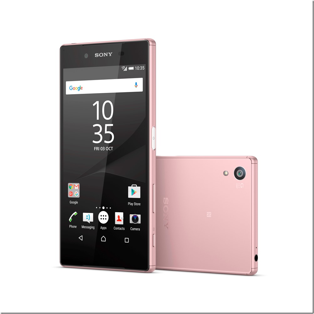 圖1_Sony Mobile今(12日)推出Xperia Z5機皇第五新色玫瑰石英粉，溫暖甜美、優雅脫俗