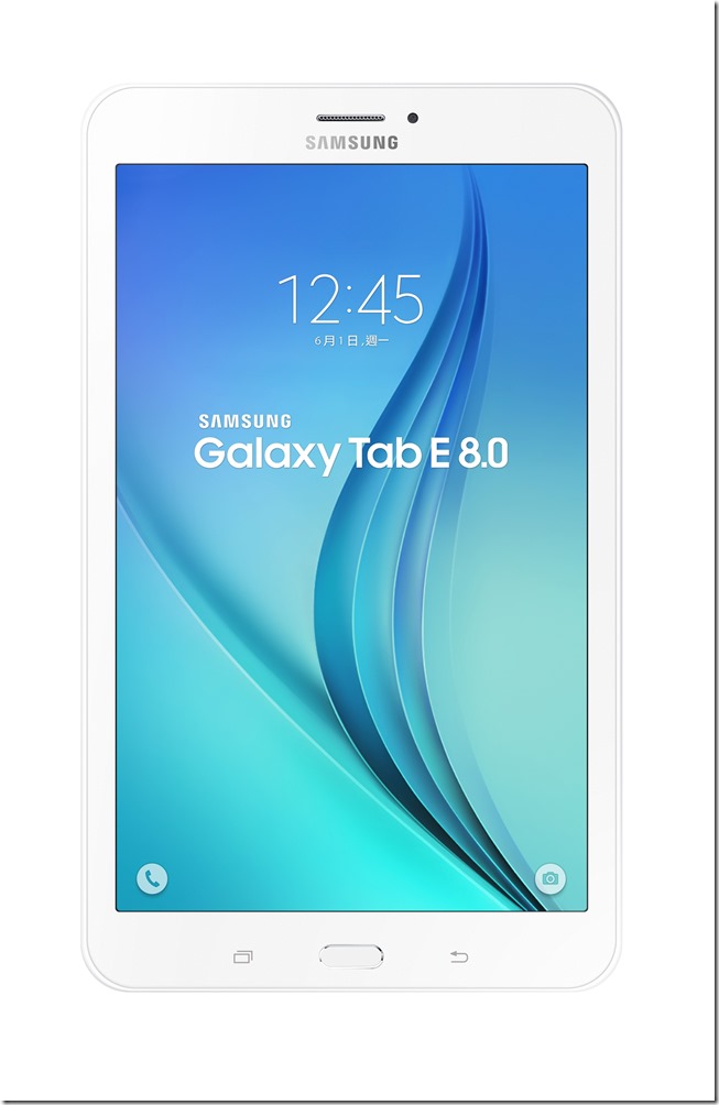Samsung Galaxy Tab E 8.0預計於1月下旬在台上市，推出「經典白」LTE版本