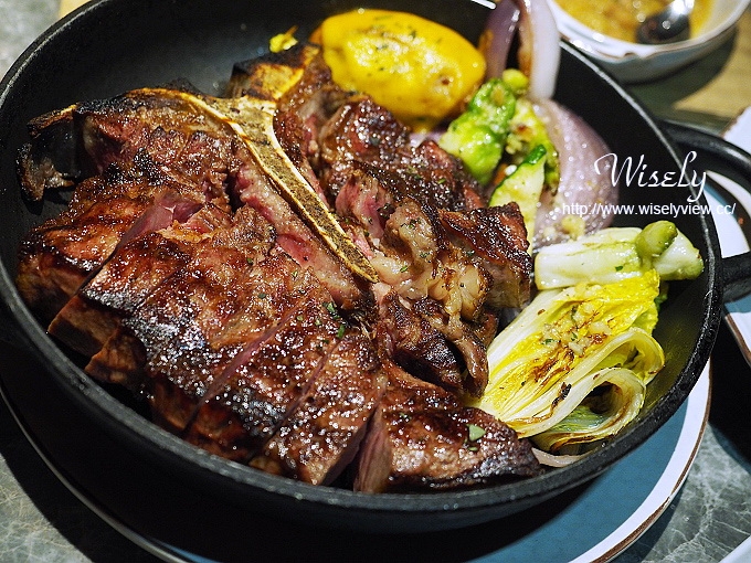【食記】台北中山。捷運中山國小站：L’IDIOT 驢子餐廳(華泰王子大飯店)＠乾式熟成丁骨牛排