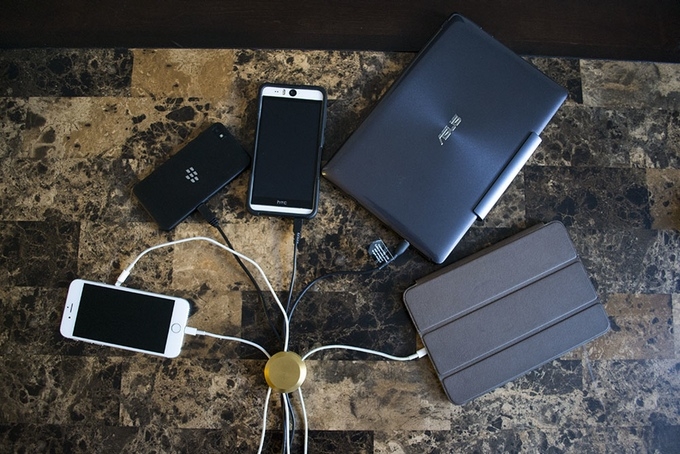 Accommodates many cables and devices!