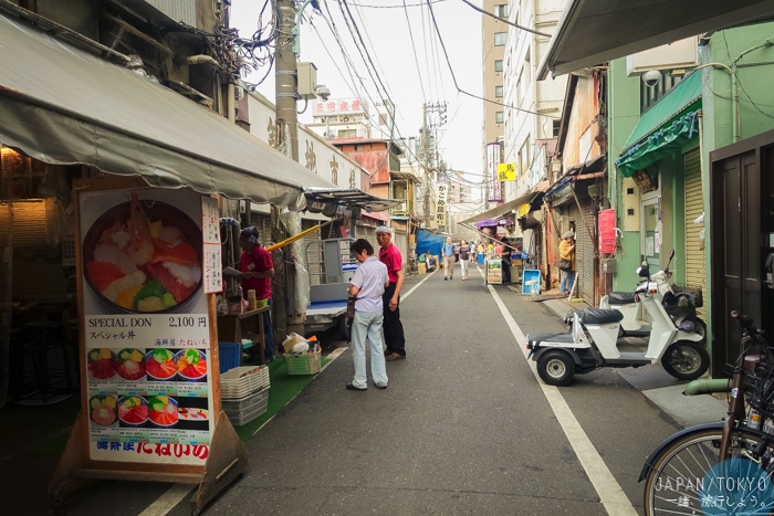 築地市場,東京自由行,東京海鮮丼,東京生魚片好吃,築地內市場,築地外市場