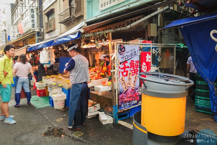 築地市場,東京自由行,東京海鮮丼,東京生魚片好吃,築地內市場,築地外市場