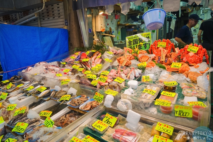 築地市場,東京自由行,東京海鮮丼,東京生魚片好吃,築地內市場,築地外市場