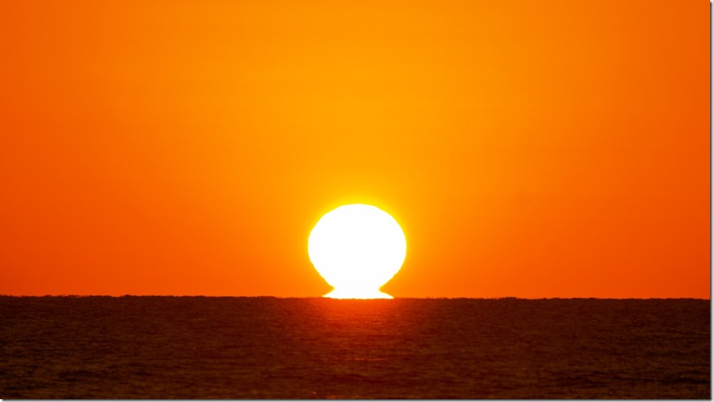 圖3：「達摩太陽」一年僅能出現1、2次，據說這裡也是弘法大師悟道的地方