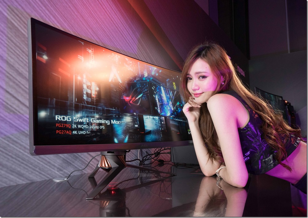 華碩推出34吋UWQHD曲面顯示器ROG Swift PG348Q