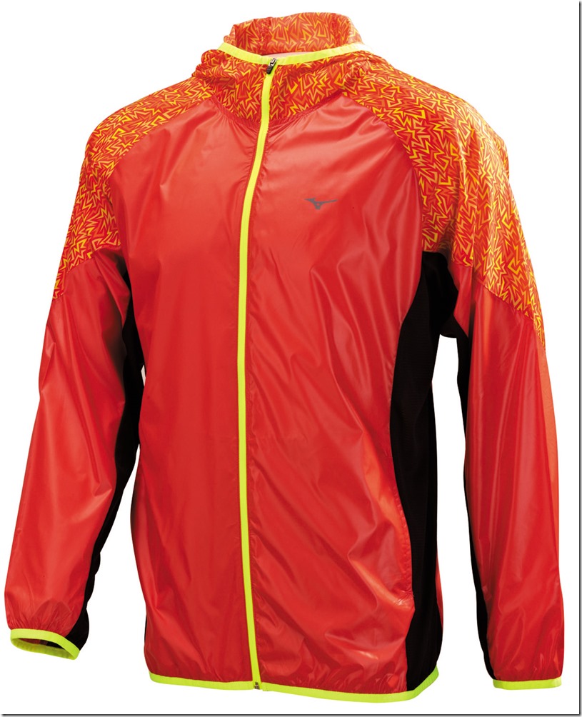 【專業路跑系列】Mizuno男性路跑風衣(紅、橘紅)_NTD 2,380