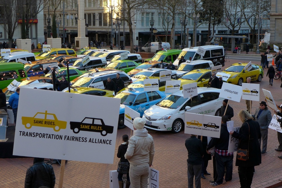uber_protest_portland