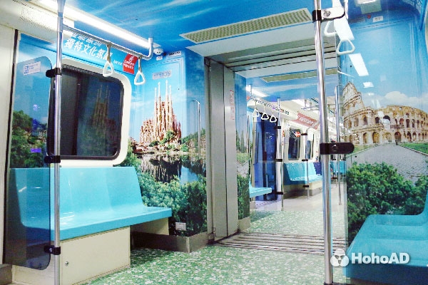 阿聯酋航空 Emirates 捷運列車創意｜合和國際HohoAD