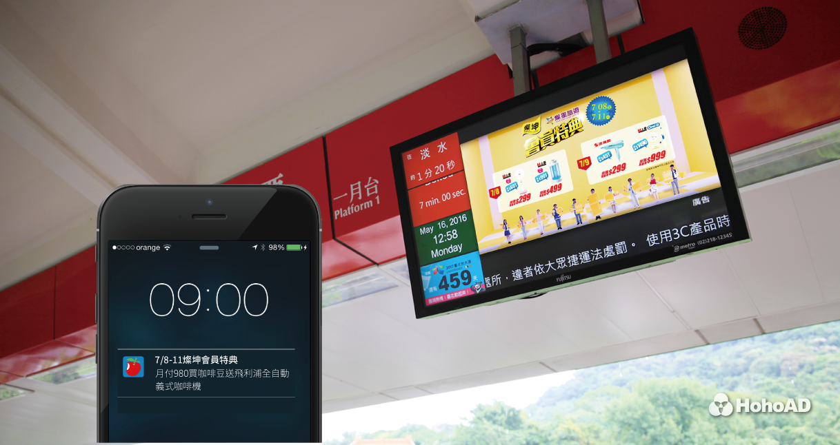合和國際攜手蘋果日報、爽報，獨家專利打造虛實整合捷運廣告｜合和國際 HohoAD