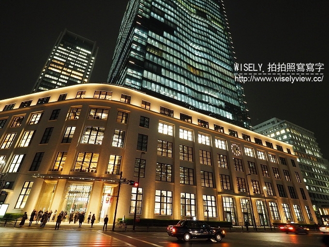 【旅行】日本。東京車站夜間景觀最佳地點。KITTE購物中心@東京駅旁郵局改建大樓