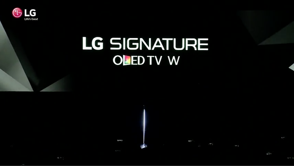 輕薄如紙 LG Signature 4K OLED W 2017 CES發表亮相