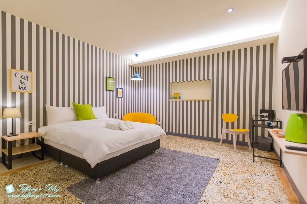 [台南‧住宿]北歐小幸福民宿/有背包客房型~近台南火車站~房間舒適有設計感超推薦