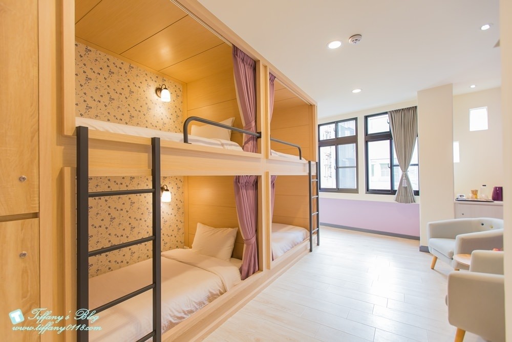 [台南‧住宿]北歐小幸福民宿/有背包客房型~近台南火車站~房間舒適有設計感超推薦