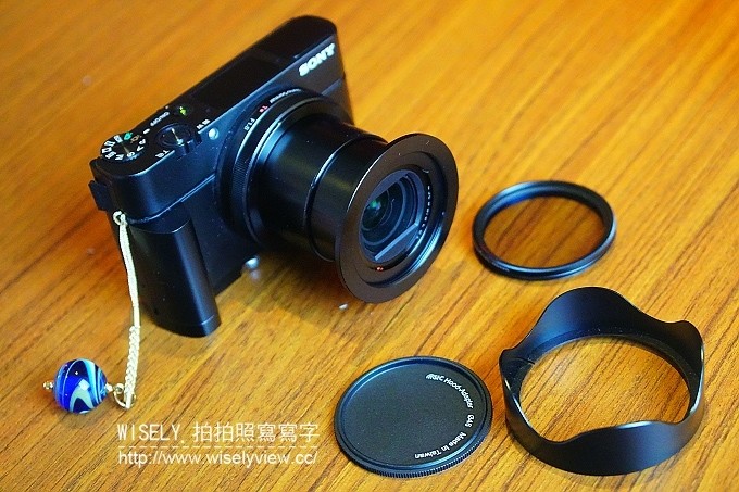《STC Hood-Adapter。SONY RX100轉接環快拆遮光罩組+ CPL》濾雜光讓天更藍白雲更立體