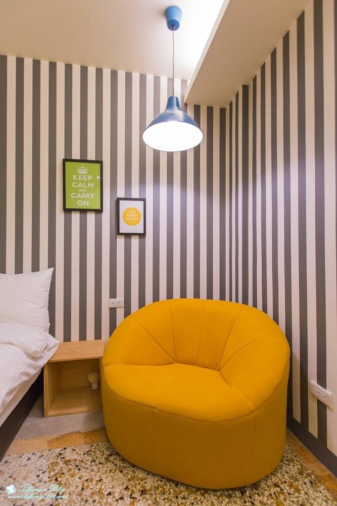 [台南‧住宿]北歐小幸福民宿/有背包客房型~近台南火車站~房間舒適有設計感超推薦