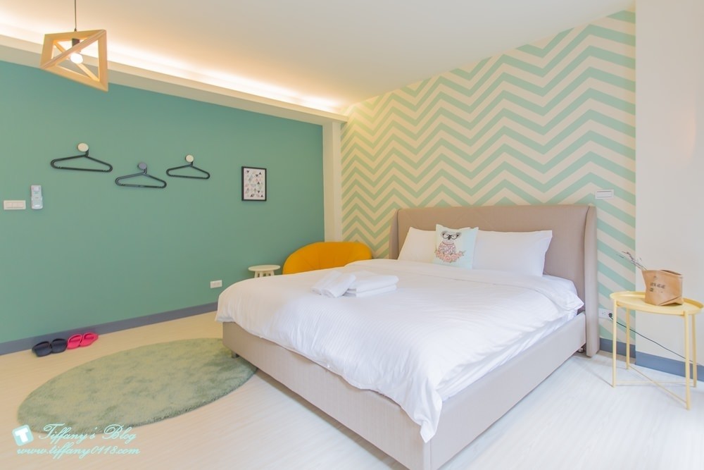 [台南‧住宿]北歐小幸福民宿/有背包客房型~近台南火車站~房間舒適有設計感超推薦