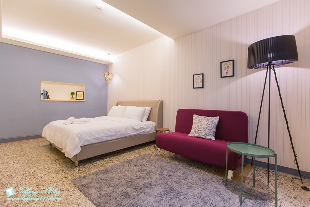 [台南‧住宿]北歐小幸福民宿/有背包客房型~近台南火車站~房間舒適有設計感超推薦