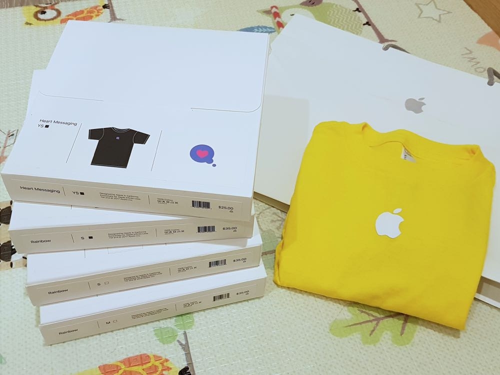 飄洋過海! 蘋果總部專賣 Apple T Shirt 入手!