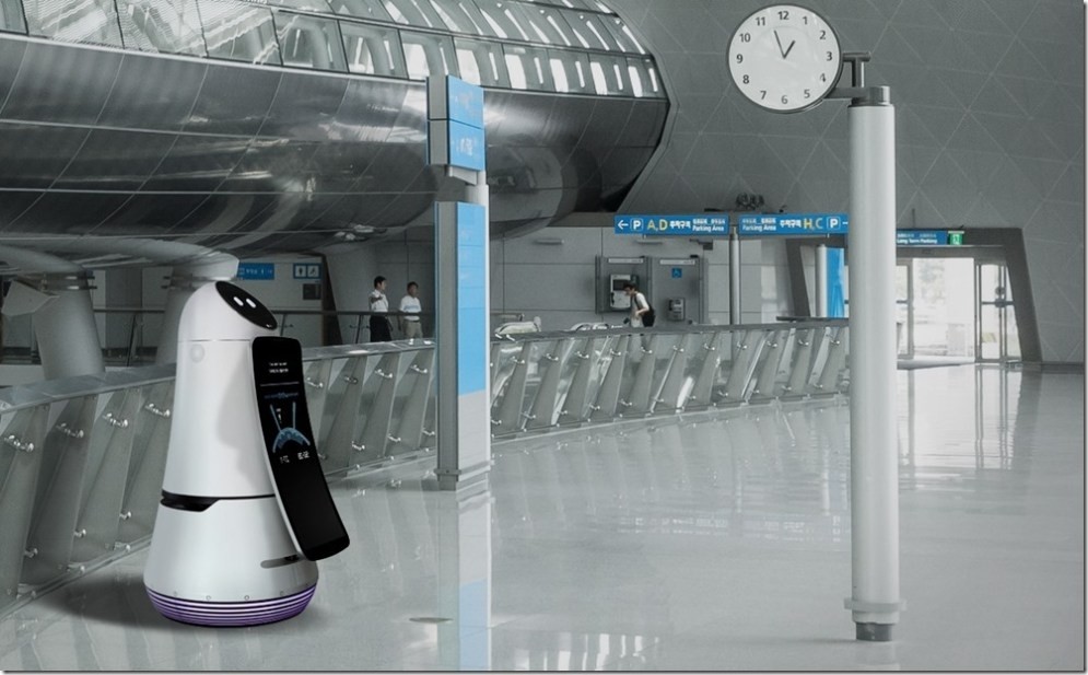 LG Airport Guide Robot 01