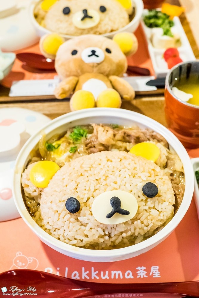 [台北主題餐廳]拉拉熊茶屋Rilakkuma Cha-Ya/捷運中山站美食推薦(附詳細菜單及排隊攻略)