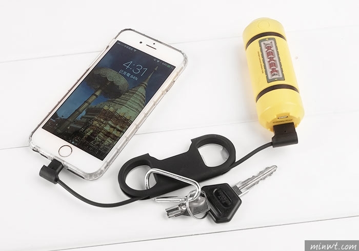 梅問題－是開瓶器，也是鑰匙圈，也是iPhone充電線(開瓶器造型的鑰匙圈iPhone充電線)