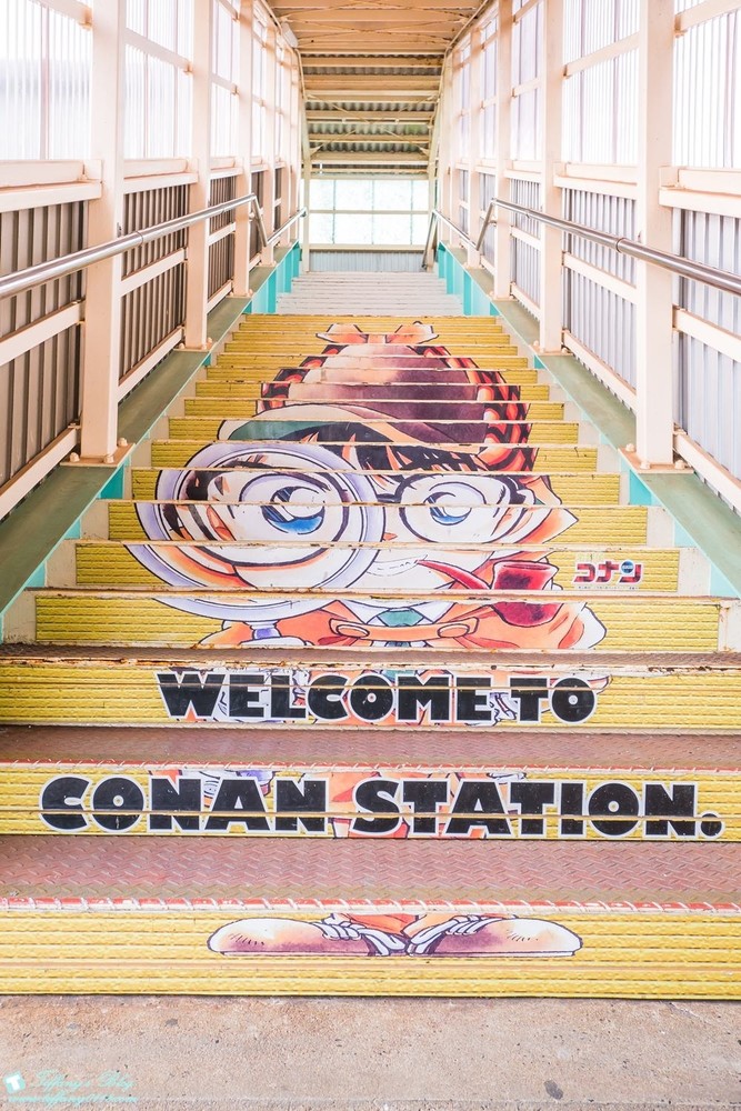 [日本‧鳥取]柯南車站(由良駅)+北榮町觀光案內所+柯南大橋/柯南迷必訪