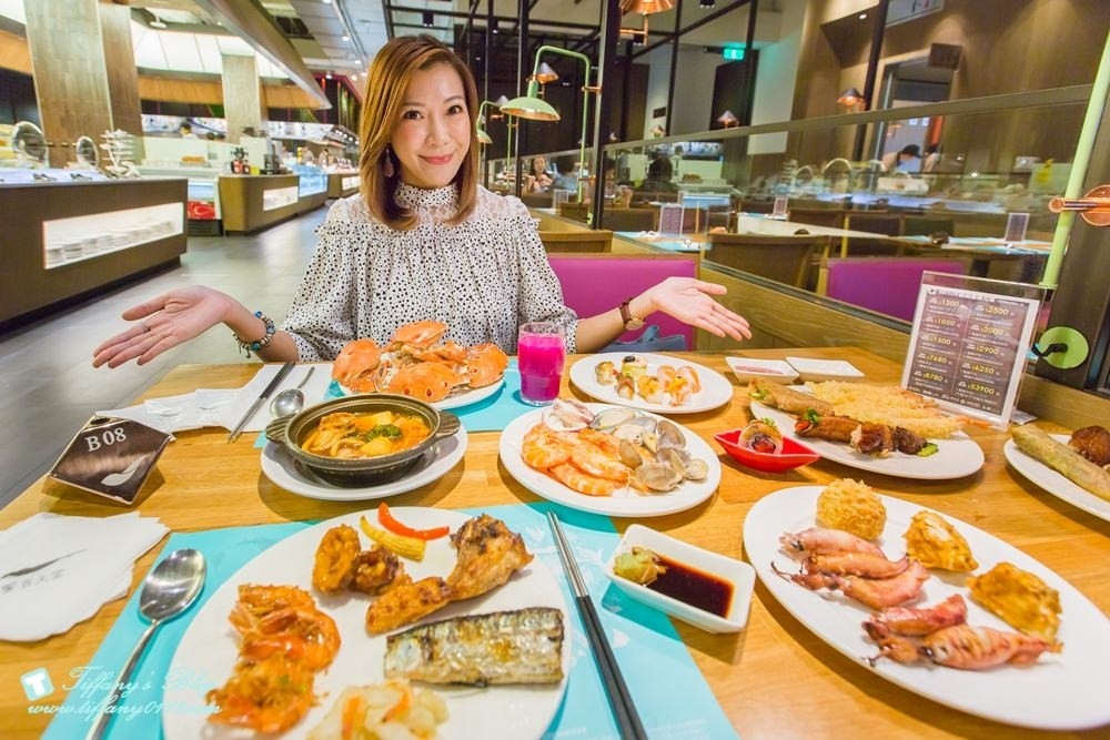 [台北吃到飽餐廳]饗食天堂Buffet大直店/200多道料理CP值高/2017秋季新菜色滿滿的海鮮料理(文末送饗食天堂餐券)