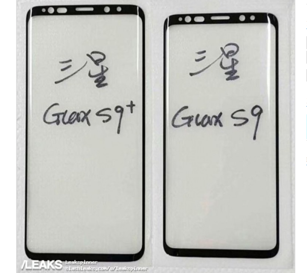 極窄邊框設計 三星 Galaxy S9與S9+螢幕玻璃保護貼曝光