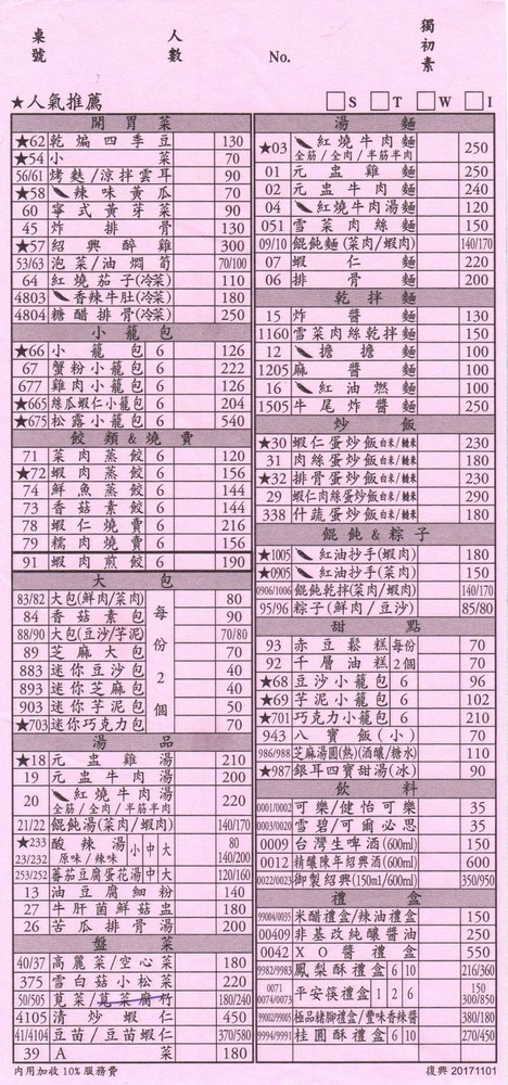 [台北美食]台灣必吃-鼎泰豐/小籠包排骨蛋炒飯及小菜推薦(附菜單)/米其林一星餐廳的點餐攻略