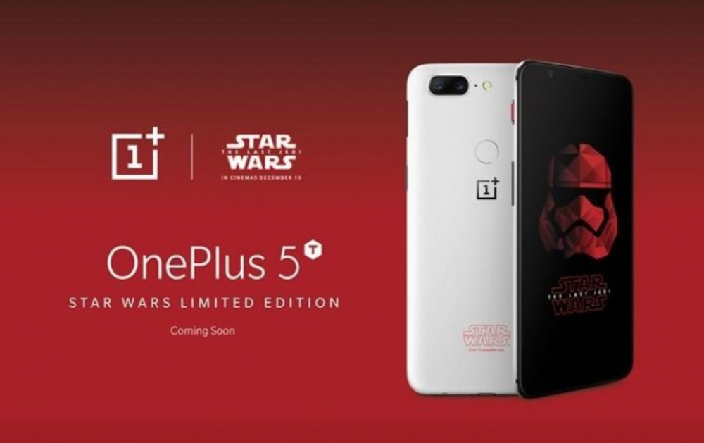 搶攻星戰潮 一加將推出 OnePlus 5T 星際大戰 限定版