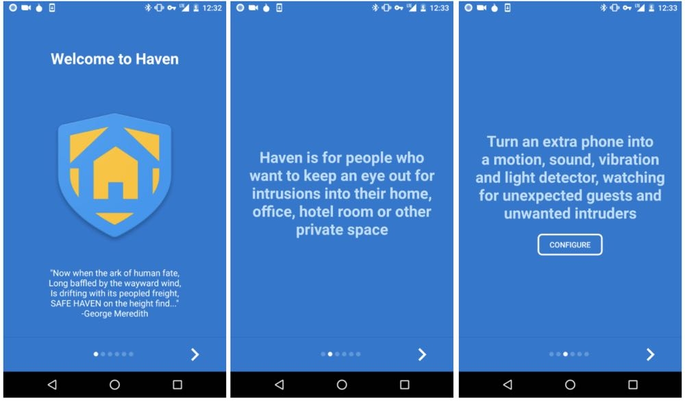 監控 app - Haven Google Play 上架！ 監控自己的重要機密