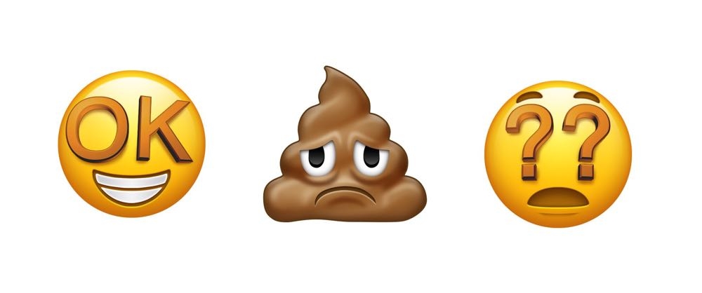 emoji 11 版 悲傷大便、OK表情和問號臉 出局！