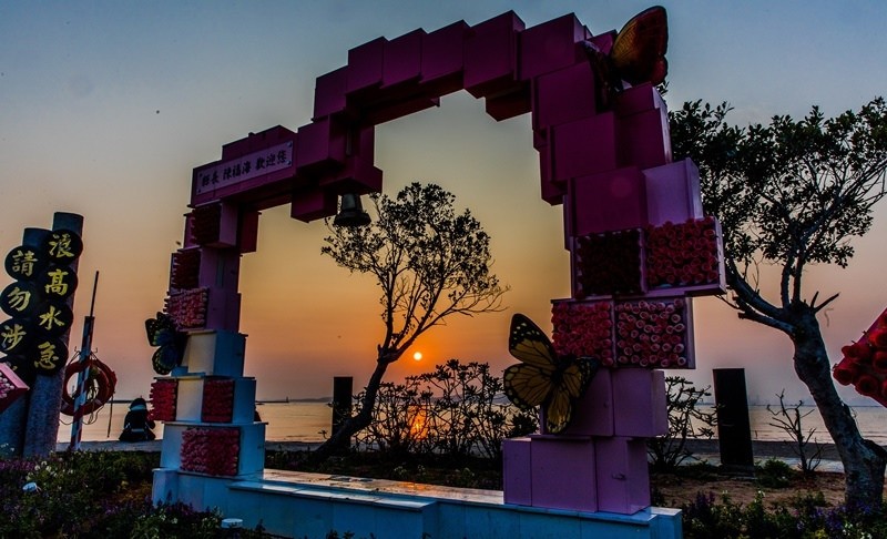 金門花海鹽田夕陽 (45)