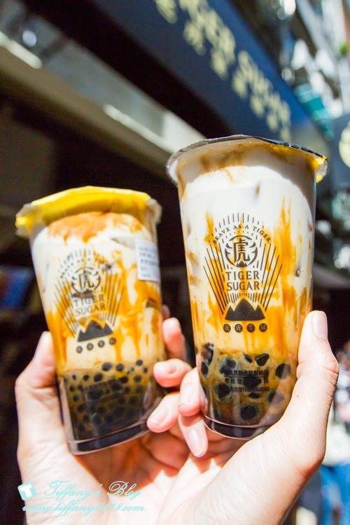 [美食]老虎堂Tigersugar士林大北店/台中人氣黑糖珍奶/IG打卡熱點(附完整菜單)
