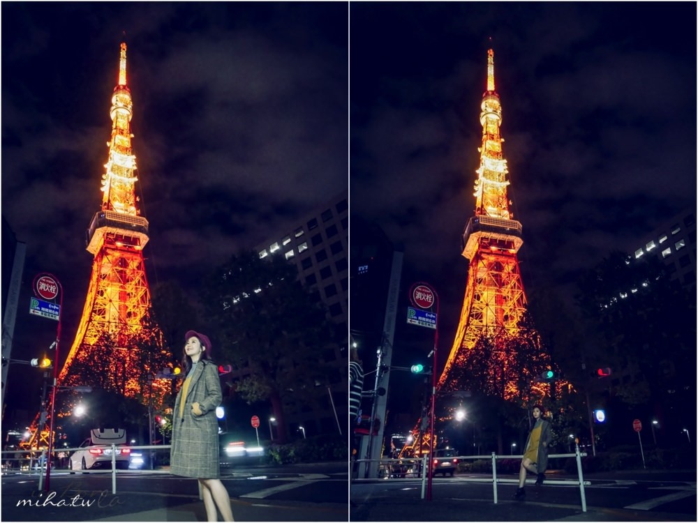 東京自由行,東京好玩,東京鐵塔,東京鐵塔投影,東京行程