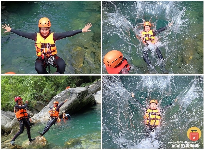 《花蓮。遊》夏天就是要玩水 狂人出動溯溪 三棧北溪整日行程